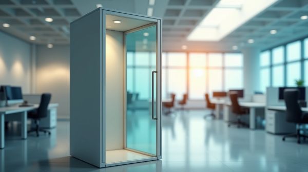 Phone box bureau : avantages de l'isolation acoustique en open space